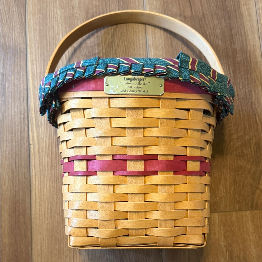 Longaberger Basket Christmas Collection 1998 Glad Tidings
